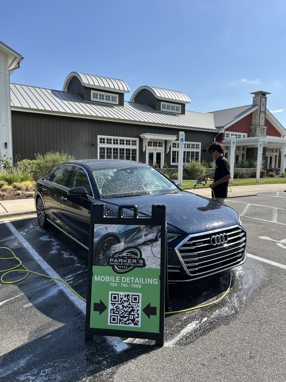 Detailing an Audi A8